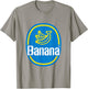 Yellow Banana Sticker Fruit Lazy DIY Easy Halloween Costume T-Shirt - T-Shirt | Sand