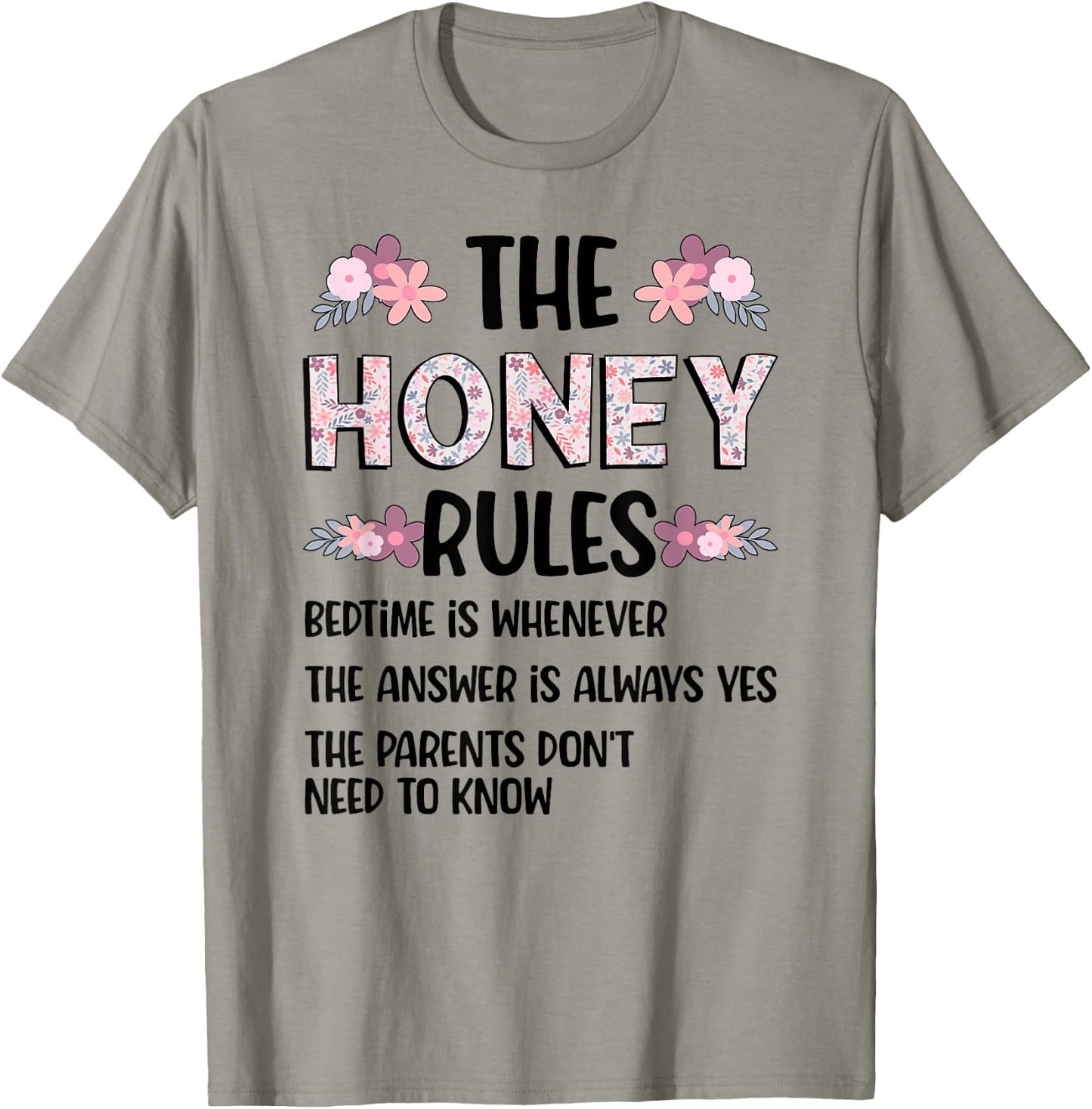 Honey Grandma Rules Honey Grandmother T-Shirt - T-Shirt | Sand