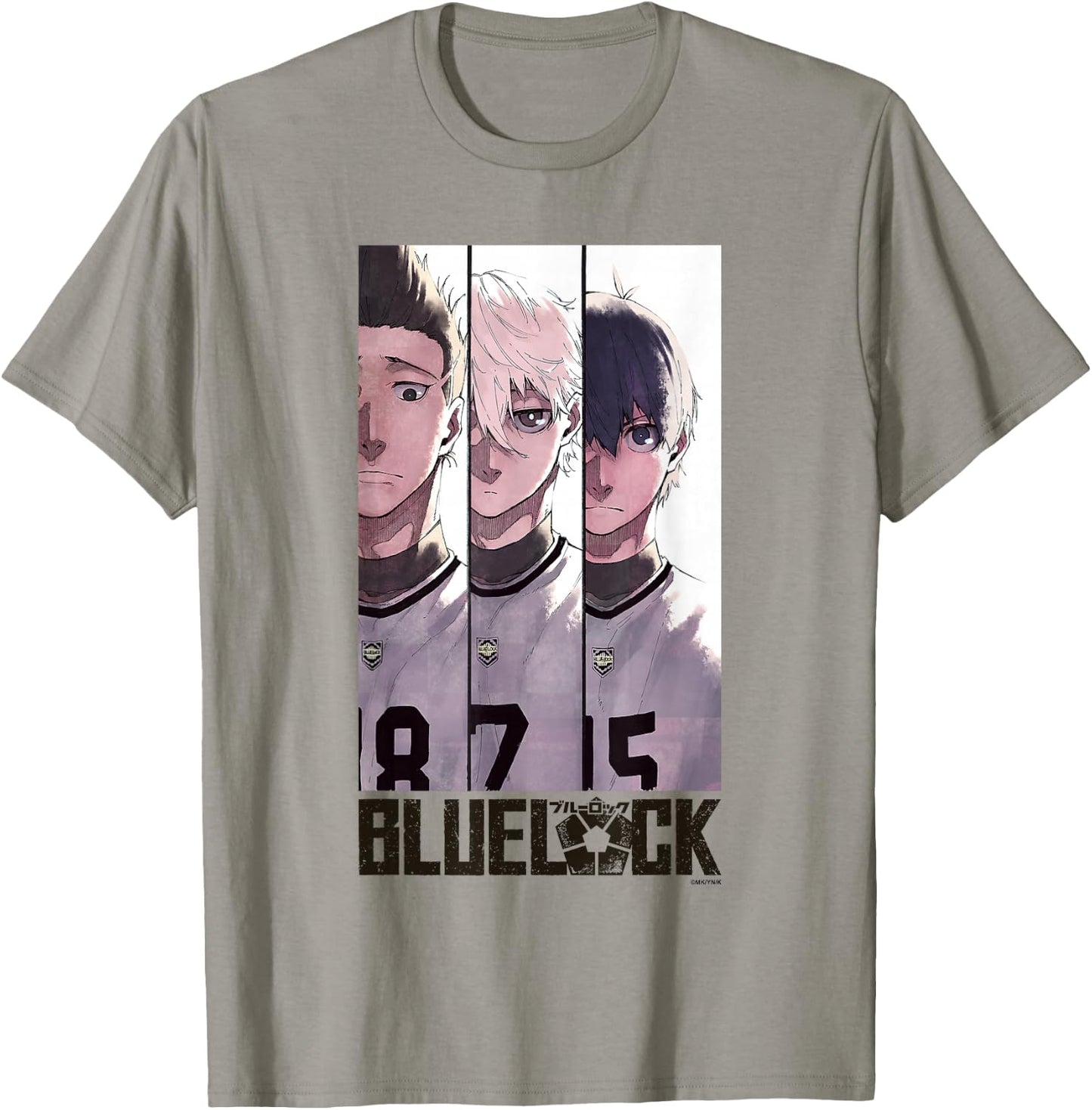 Blue Lock Seishiro Nagi Yoichi Isagi and Shouei Barou Poster T-Shirt - T-Shirt | Sand