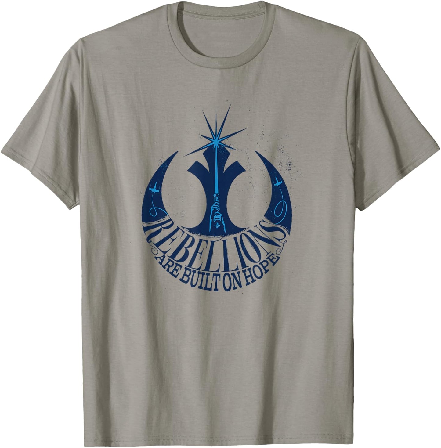 Star Wars Rebellions Are Built On Hope Rebels Logo T-Shirt - T-Shirt | Sand