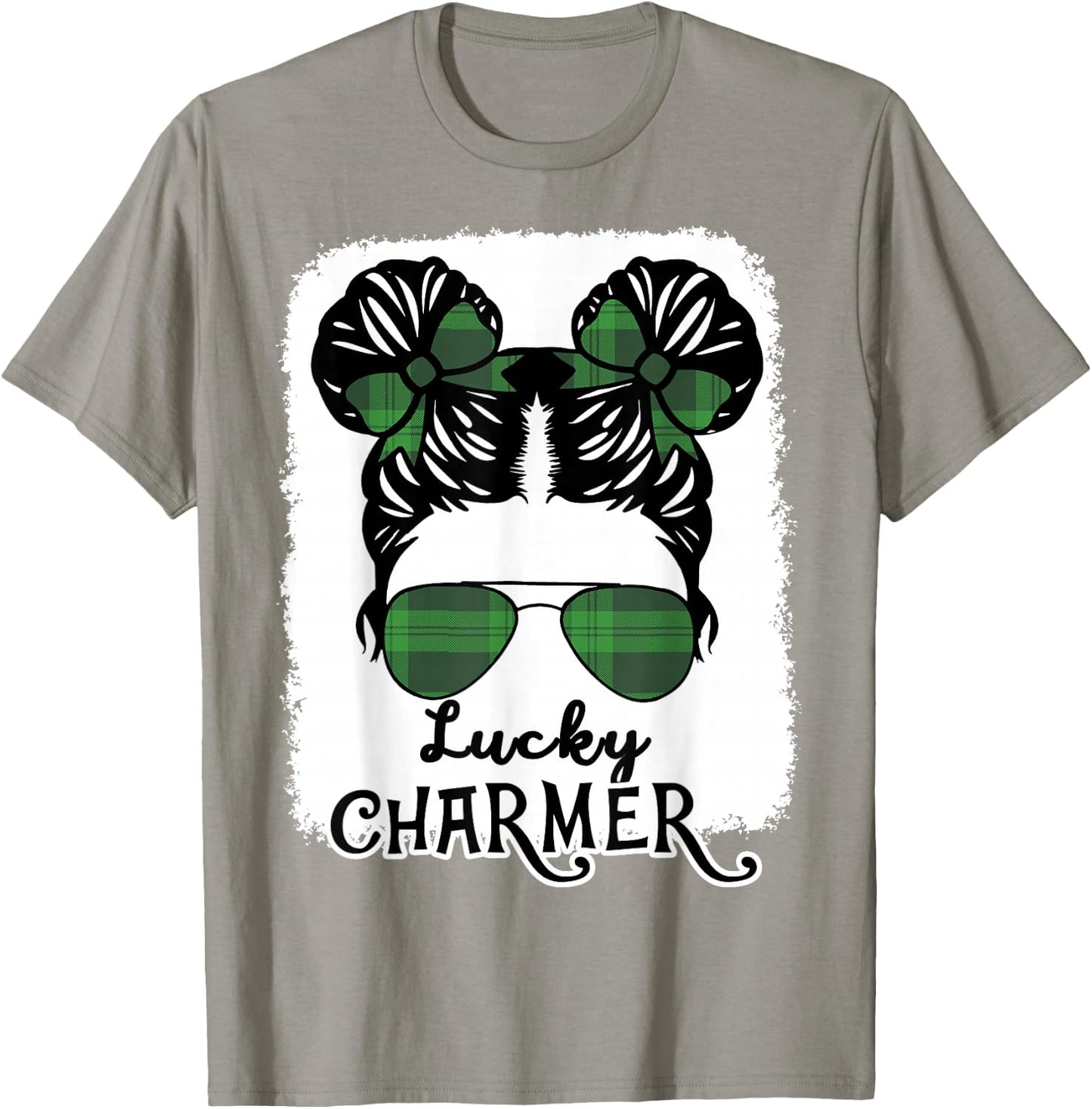 St Patricks Day Lucky Charmer Irish Girl Teen Toddler T-Shirt - T-Shirt | Sand