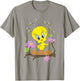 WB100 Looney Tunes Tweety Bird Easter Floral Stitch T-Shirt - T-Shirt | Sand