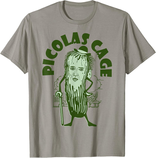 Picolas Cage Funny Cute T-Shirt - T-Shirt | Sand