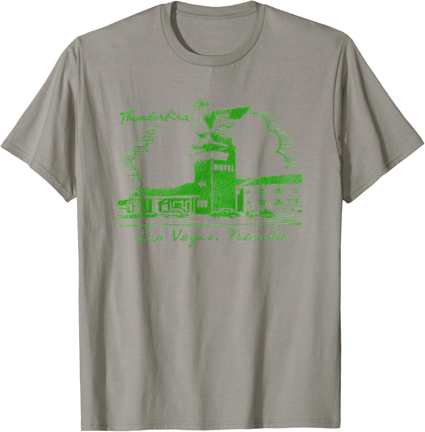 Thunderbird Las Vegas Hotel Casino Retro Vintage T-Shirt - T-Shirt | Sand