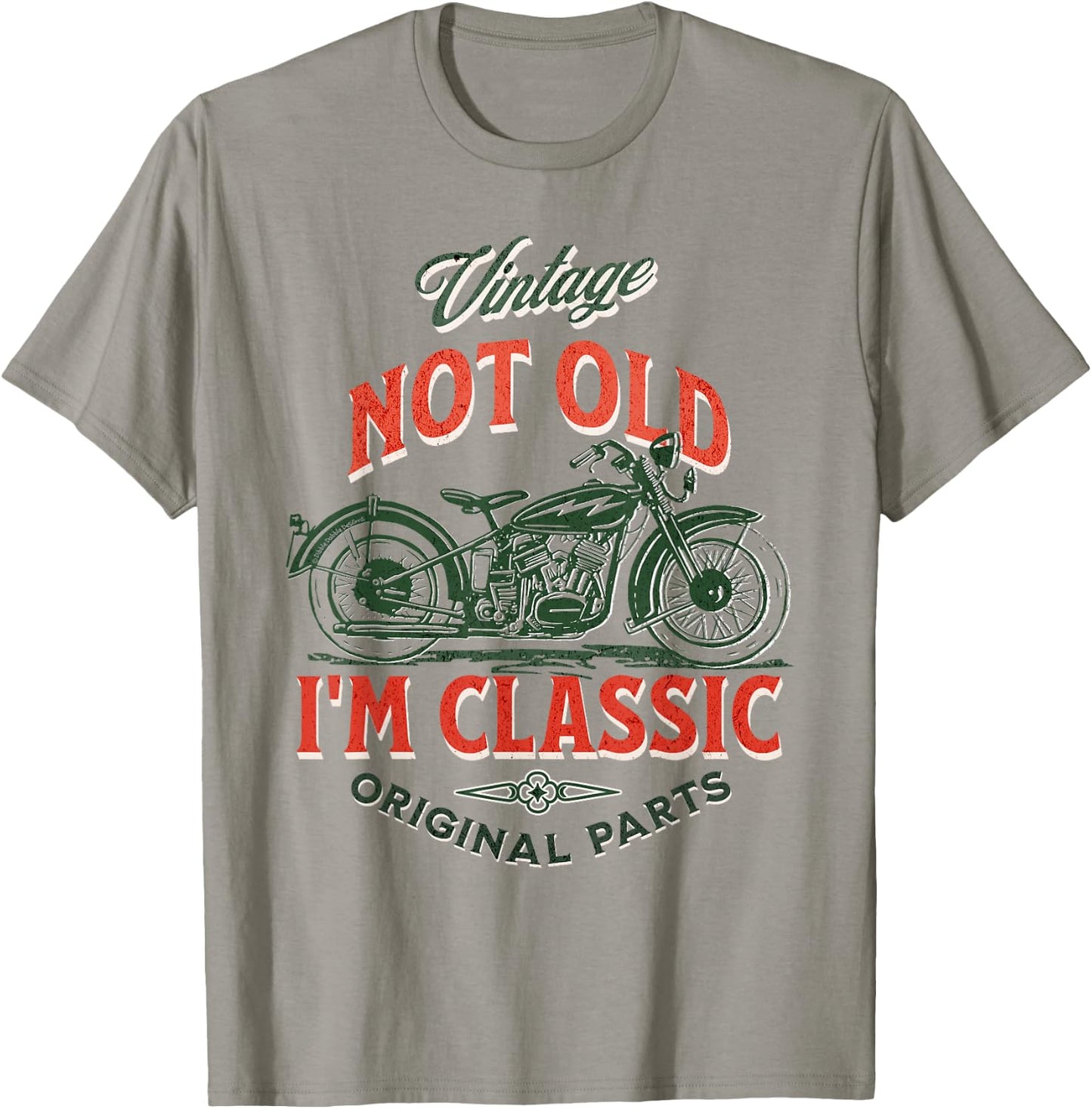 Vintage Motorcycle Dad Granddad I'm Not Old I’m Classic T-Shirt - T-Shirt | Sand