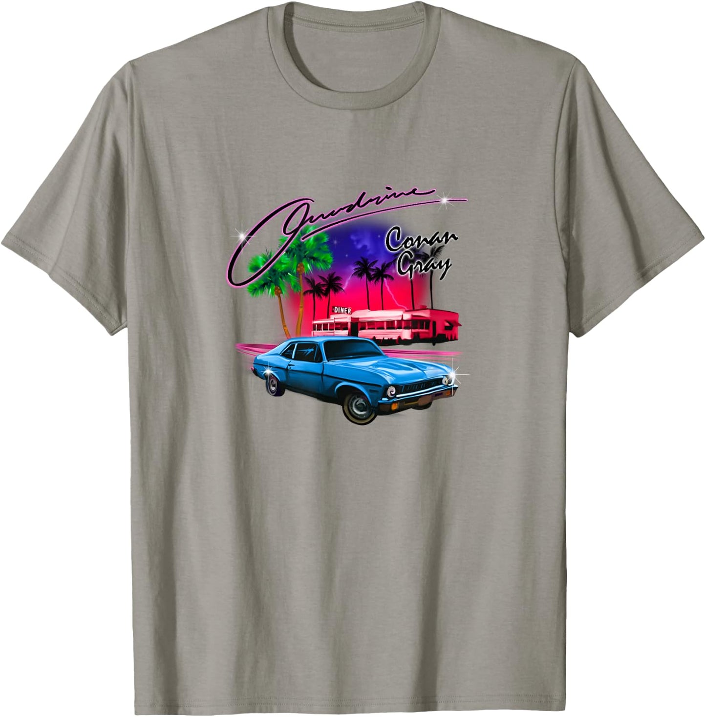 Official Conan Gray Overdrive T-Shirt - T-Shirt | Sand