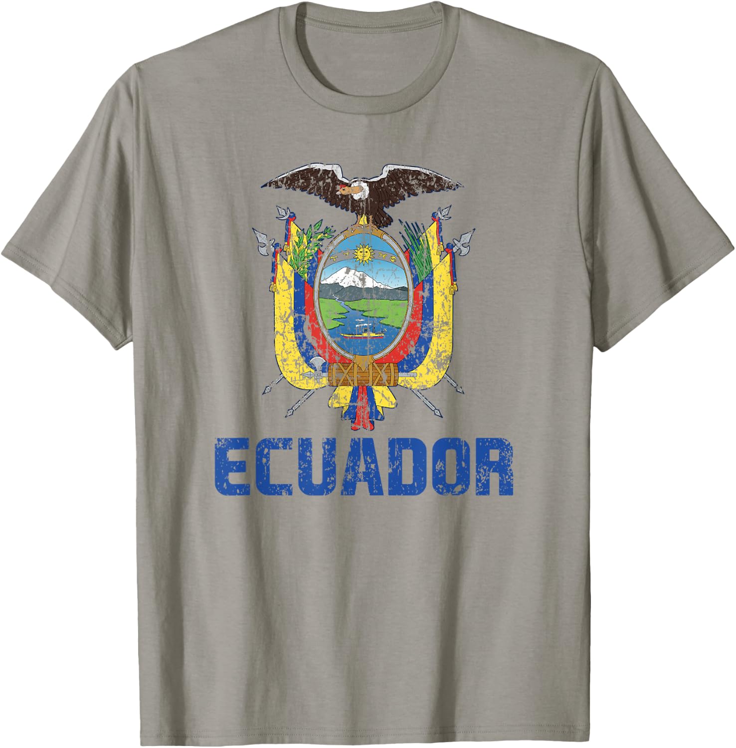 Ecuador Flag Ecuadorian Pride International Country T-Shirt - T-Shirt | Sand