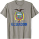 Ecuador Flag Ecuadorian Pride International Country T-Shirt - T-Shirt | Sand