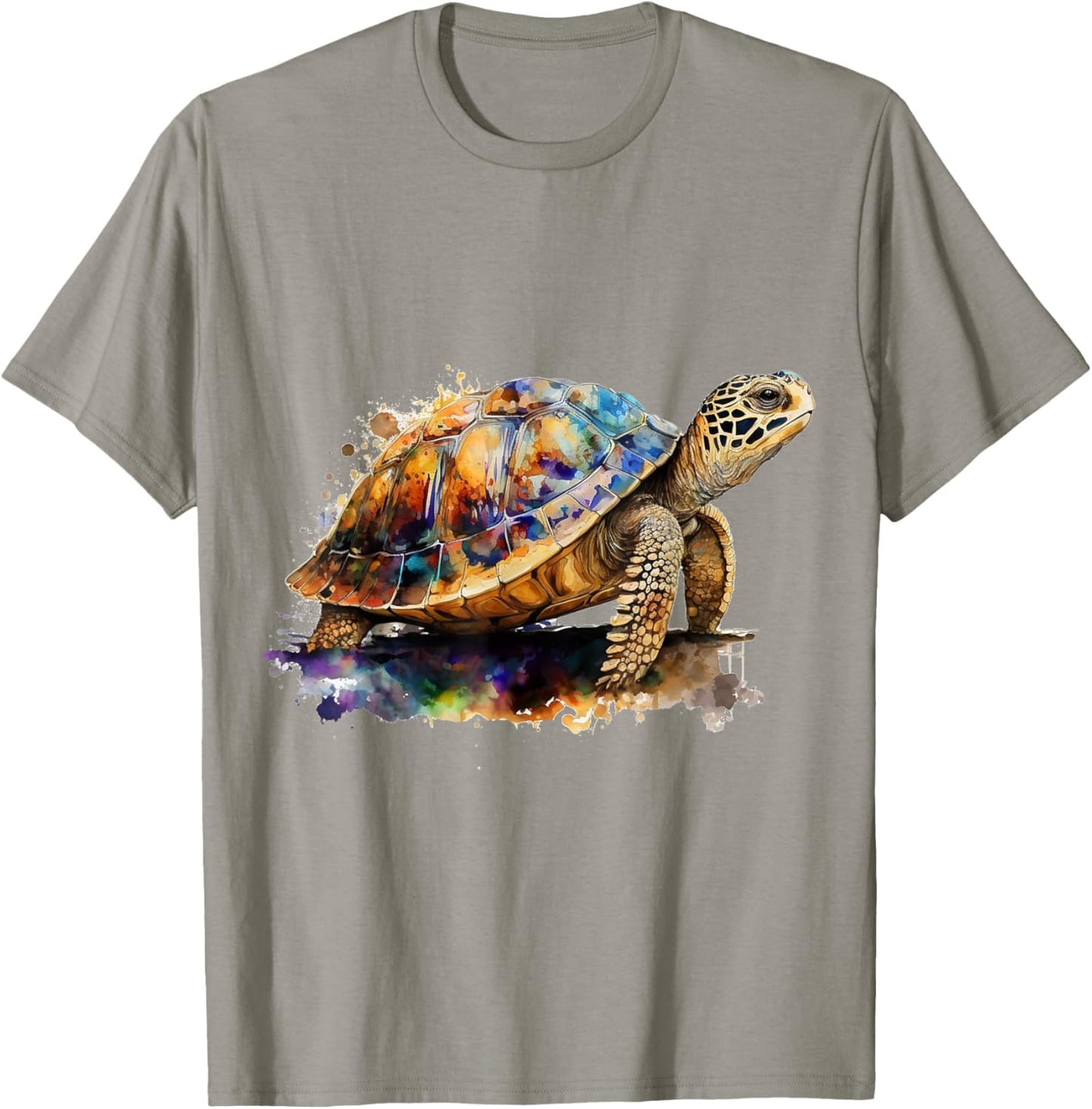 Turtle art animal motif animal lovers turtle T-Shirt - T-Shirt | Sand