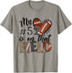 My heart is On That Field Custom Number 52 Football Mom T-Shirt - T-Shirt | Sand