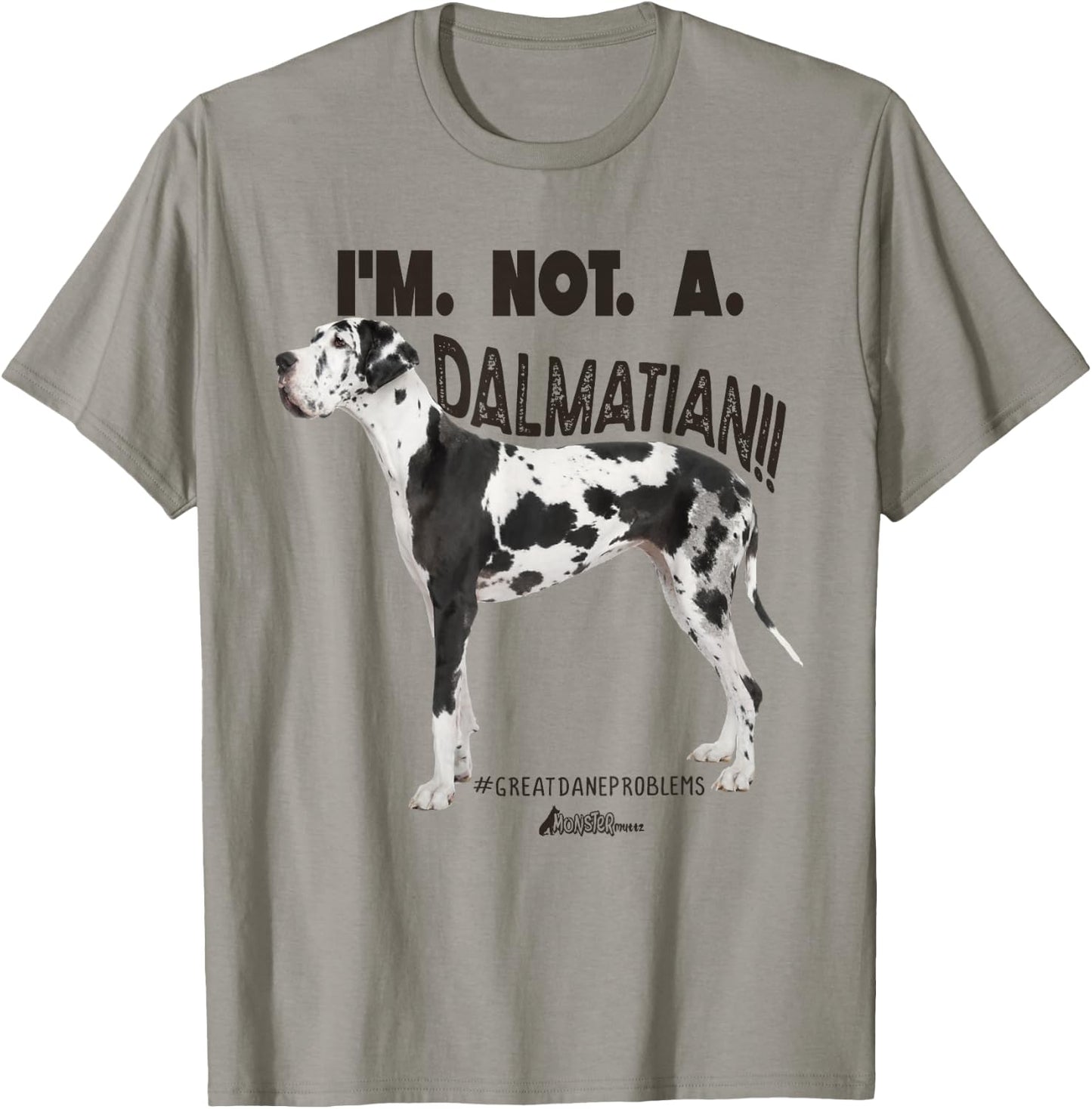 Great Dane Dad Coffee Funny Dog Top Giant Dog Breed T-Shirt - T-Shirt | Sand