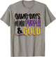 On Gameday Football We Wear Purple and Gold School Spirit T-Shirt - T-Shirt | Sand