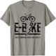 E-Bike Rider Bicycle Electric Cyclist T-Shirt - T-Shirt | Sand