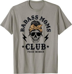 Badass Moms Club T-Shirt - T-Shirt | Sand