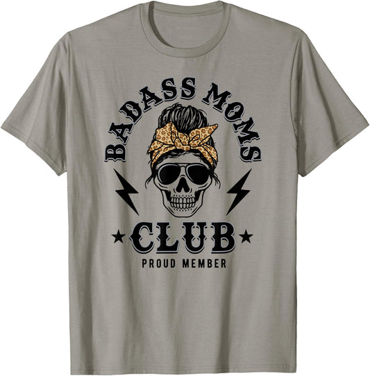 Badass Moms Club T-Shirt - T-Shirt | Sand
