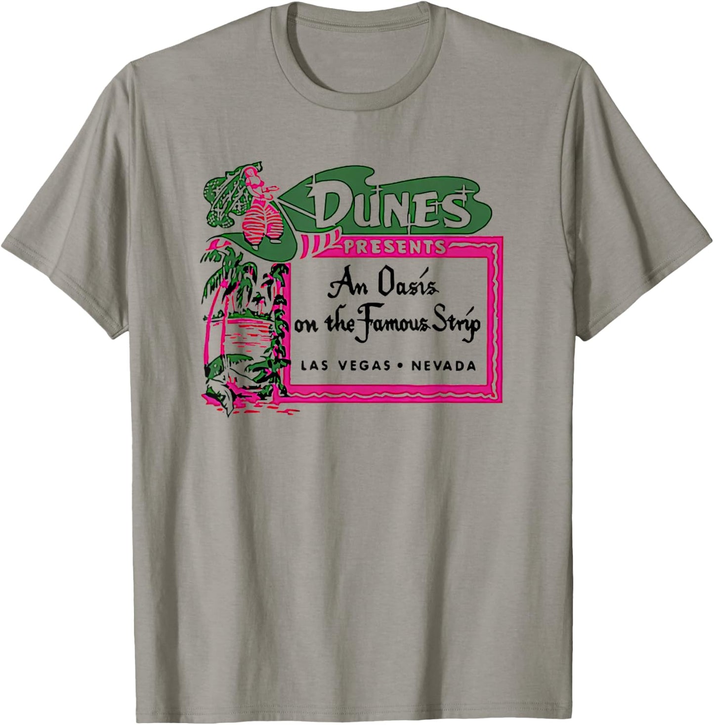 Dunes Hotel Casino Las Vegas Retro Vintage T-Shirt - T-Shirt | Sand