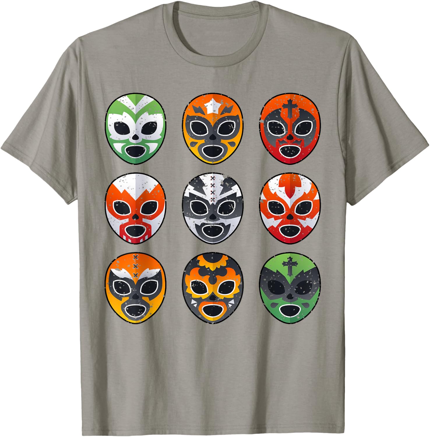 Lucha Libre Wrestling Mask Cinco De Mayo Mexican Boy Toddler T-Shirt - T-Shirt | Sand