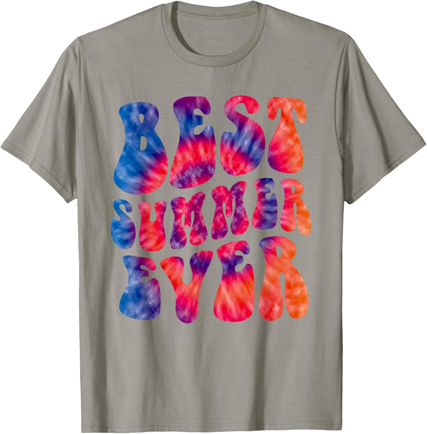 Retro BEST SUMMER EVER Camp Crew Vibes Kids Campfire Sunny T-Shirt - T-Shirt | Sand
