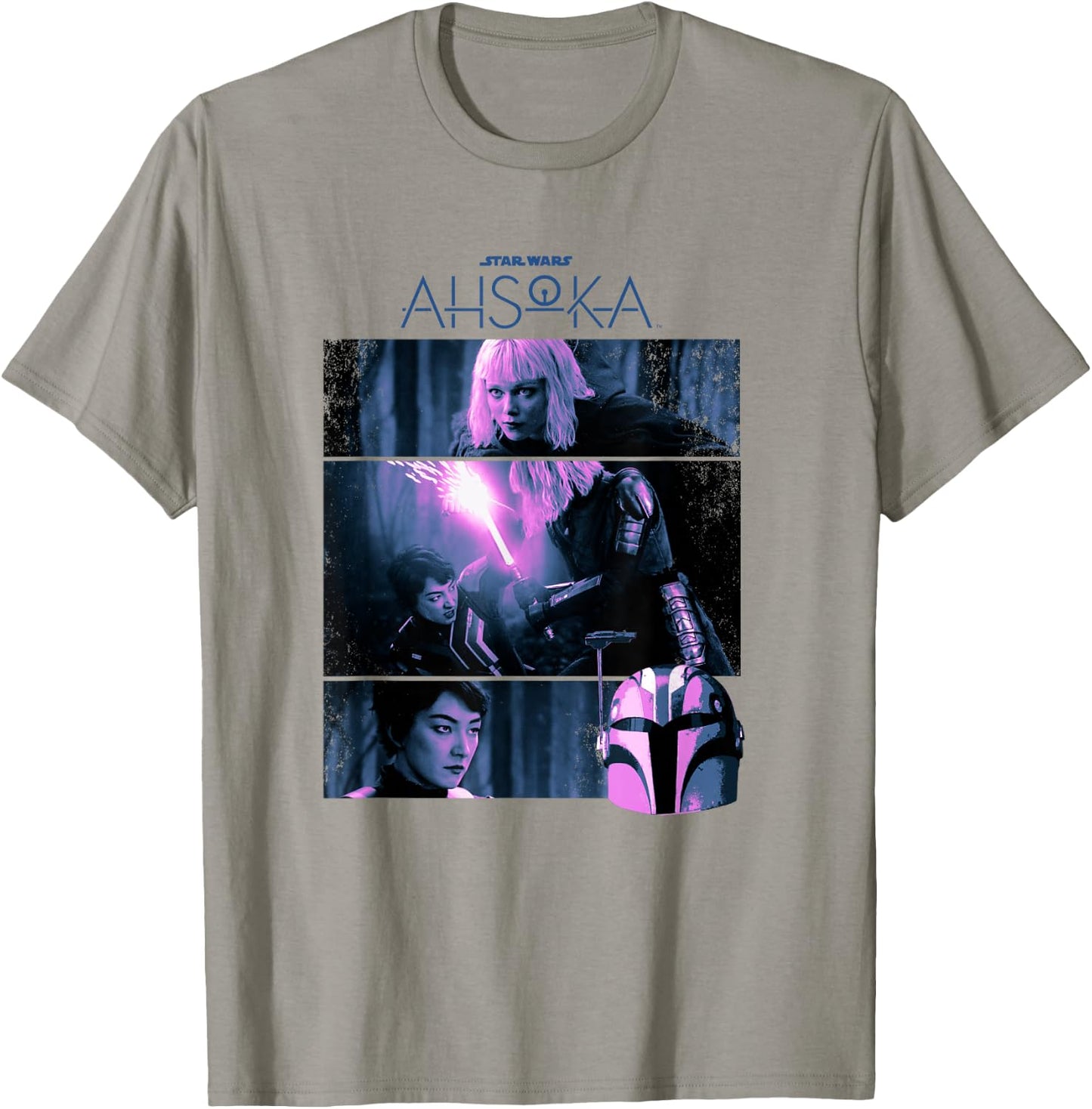 Star Wars: Ahsoka Sabine Wren vs. Shin Hati Battle Panels T-Shirt - T-Shirt | Sand