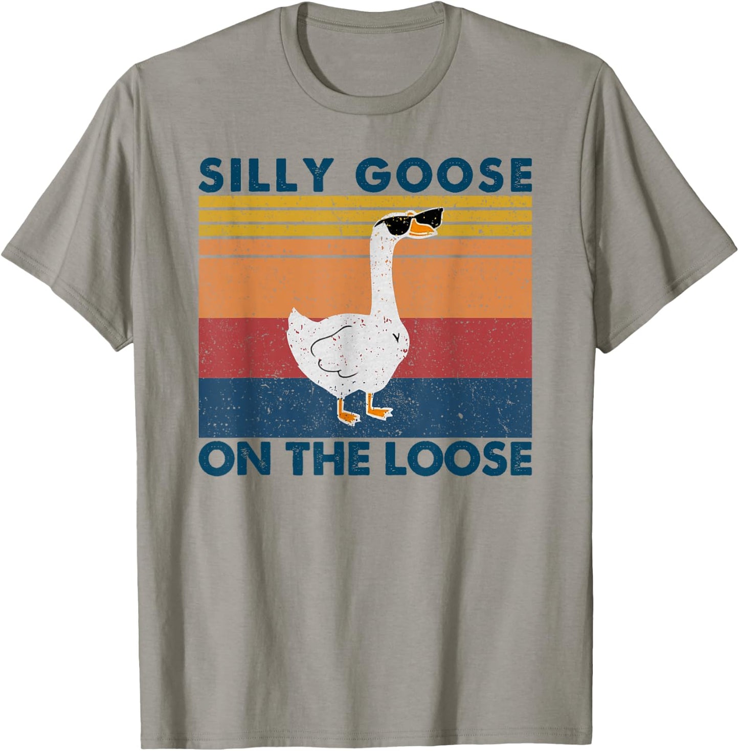 Silly Goose Shirt, Graphic Men, Funny Shirts T-Shirt - T-Shirt | Sand