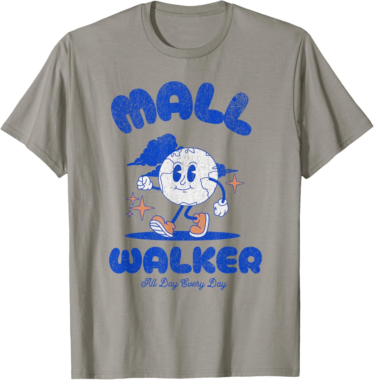 Mall Walker Workout Walking Funny Style T-Shirt - T-Shirt | Sand