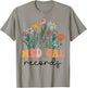 Groovy Wildflower Medical Records T-Shirt - T-Shirt | Sand