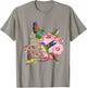 Flowers Hummingbird Floral Bird Animal Vintage Hummingbird T-Shirt - T-Shirt | Sand