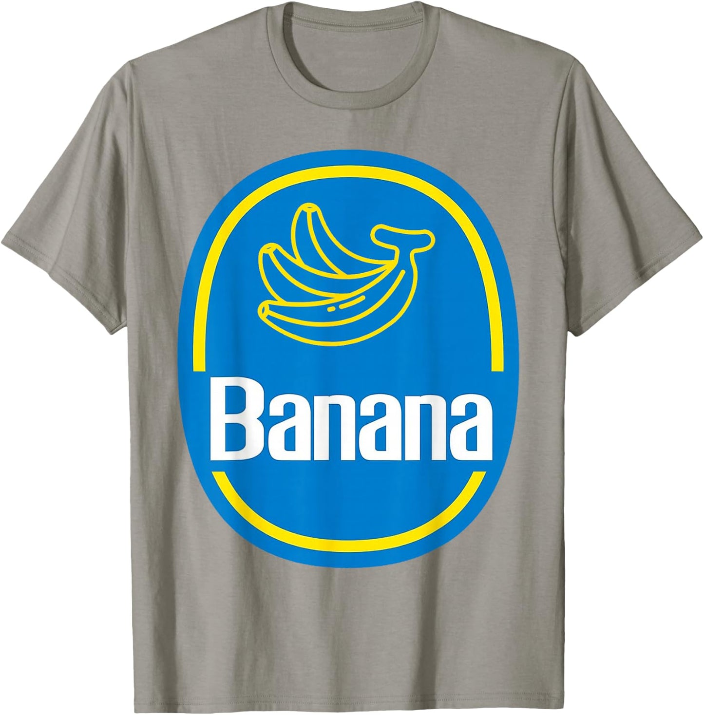 Banana Sticker Fruit Lazy Halloween Costume T-Shirt - T-Shirt | Sand