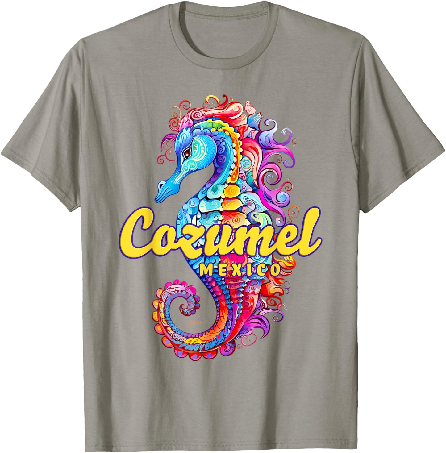 JCombs: Cozumel, Mexico, Seahorse Beach Men Women Kids T-Shirt - T-Shirt | Sand