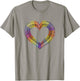 Crayola Valentine's Day Heart Shaped Crayon Arrangement T-Shirt - T-Shirt | Sand