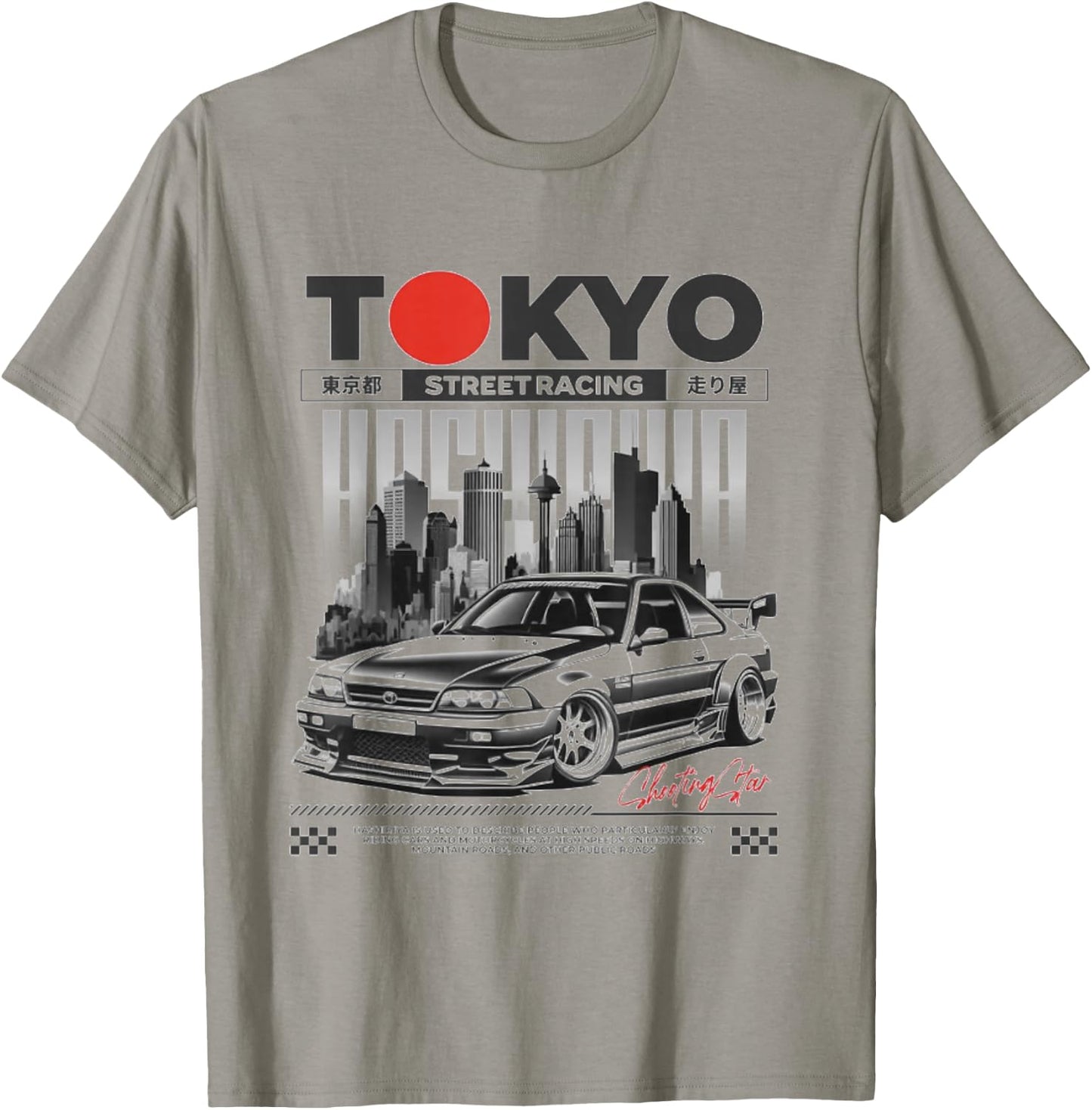 Tokyo Street racing Japan T-Shirt - T-Shirt | Sand
