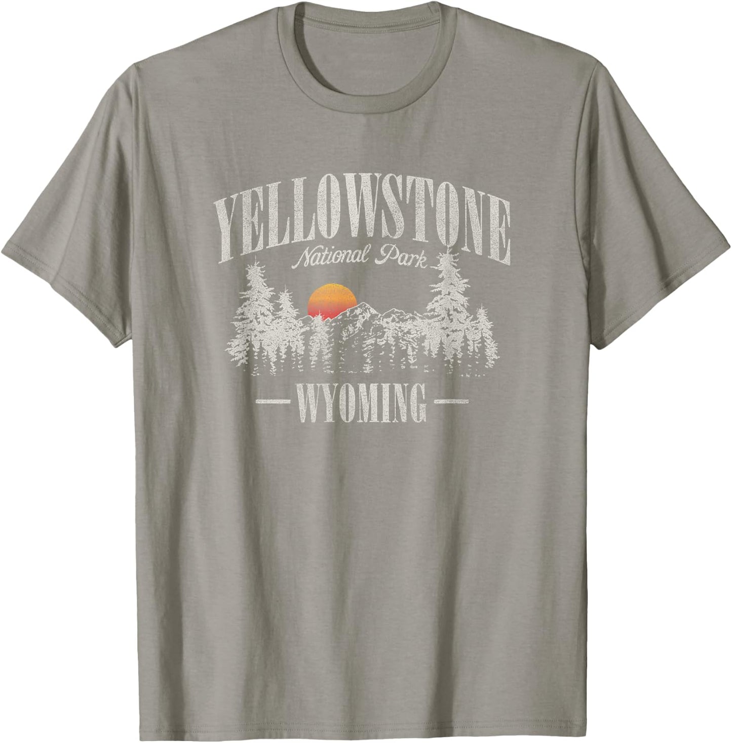 Yellowstone National Park Vintage T-Shirt - T-Shirt | Sand