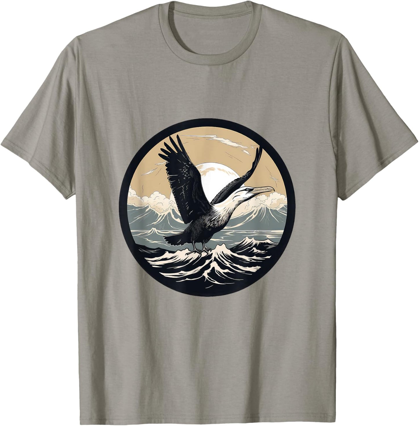 Albatross Bird T-Shirt - T-Shirt | Sand