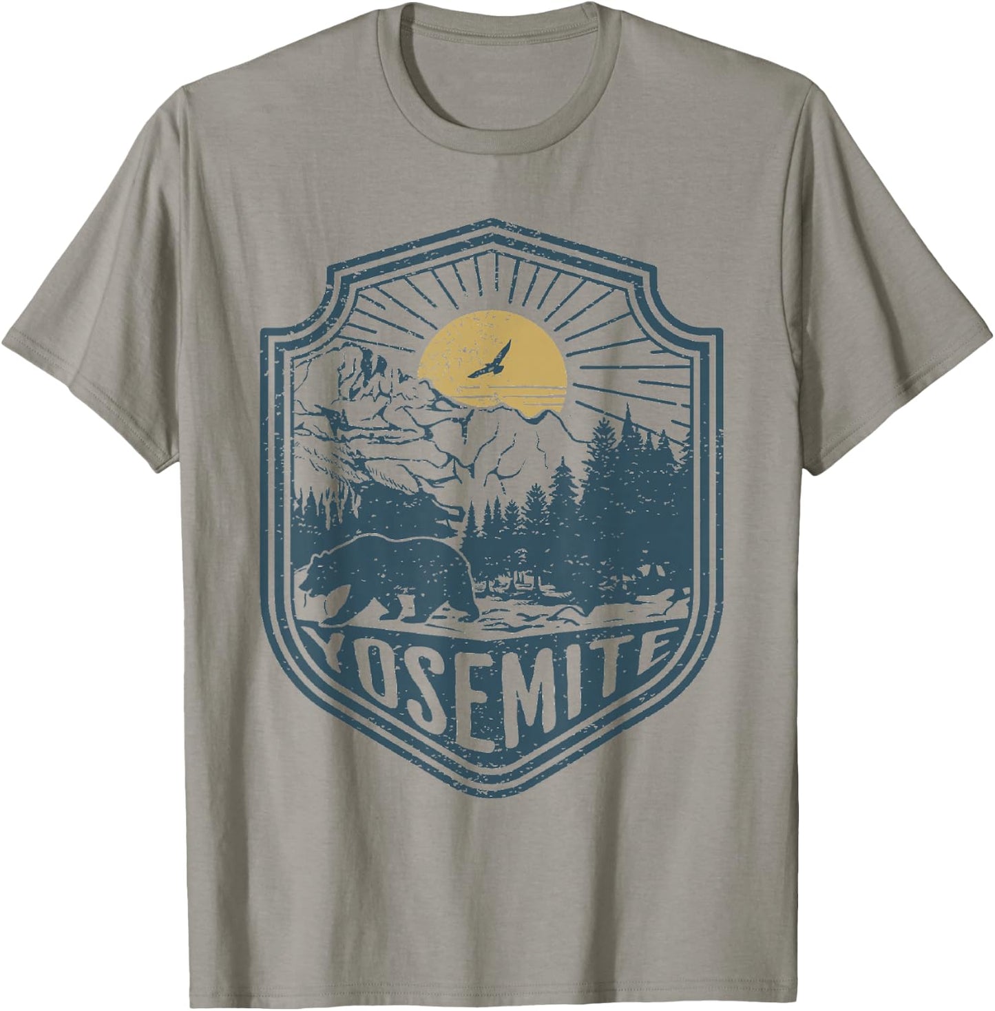Yosemite National Park T-Shirt - T-Shirt | Sand