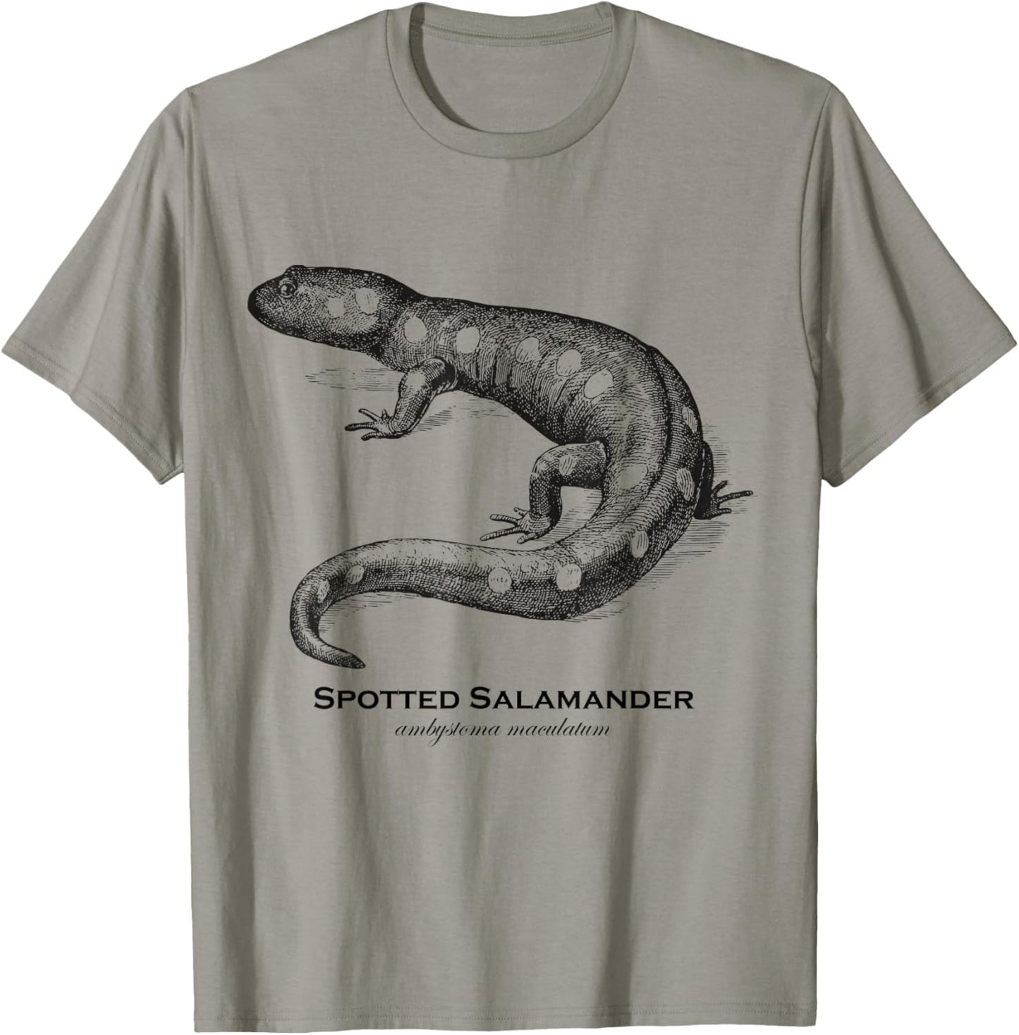 Vintage Animal Retro Wildlife Spotted Salamander T-Shirt - T-Shirt | Sand