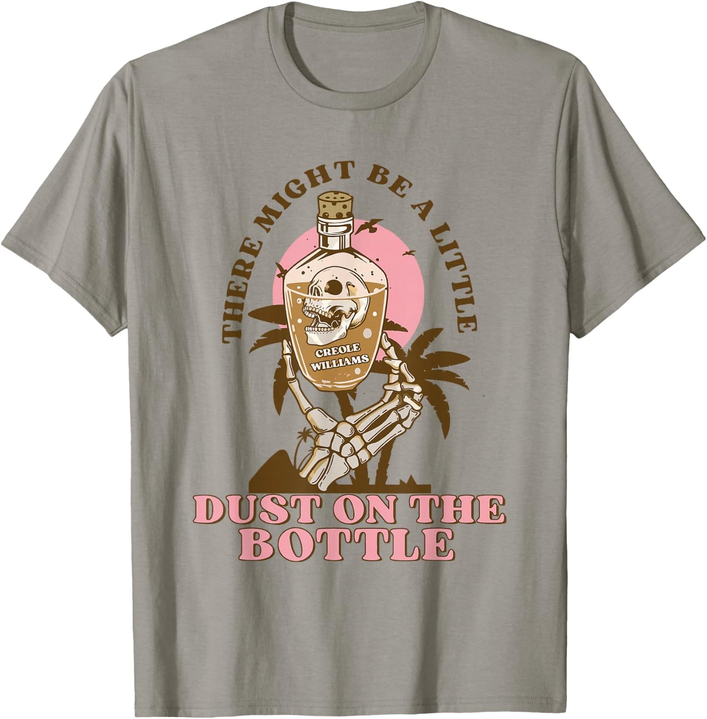 Dust On The Bottle Funny Vintage Summer Halloween Vibes Women T-Shirt - T-Shirt | Sand
