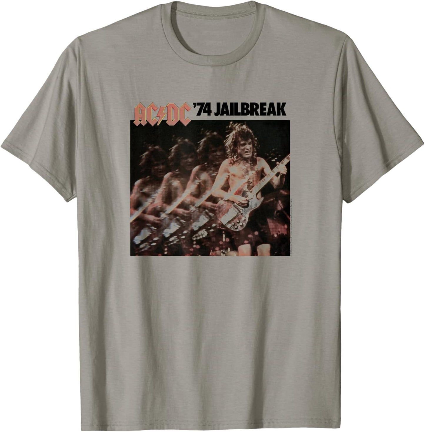 AC/DC - '74 Jailbreak EP Artwork T-Shirt - T-Shirt | Sand