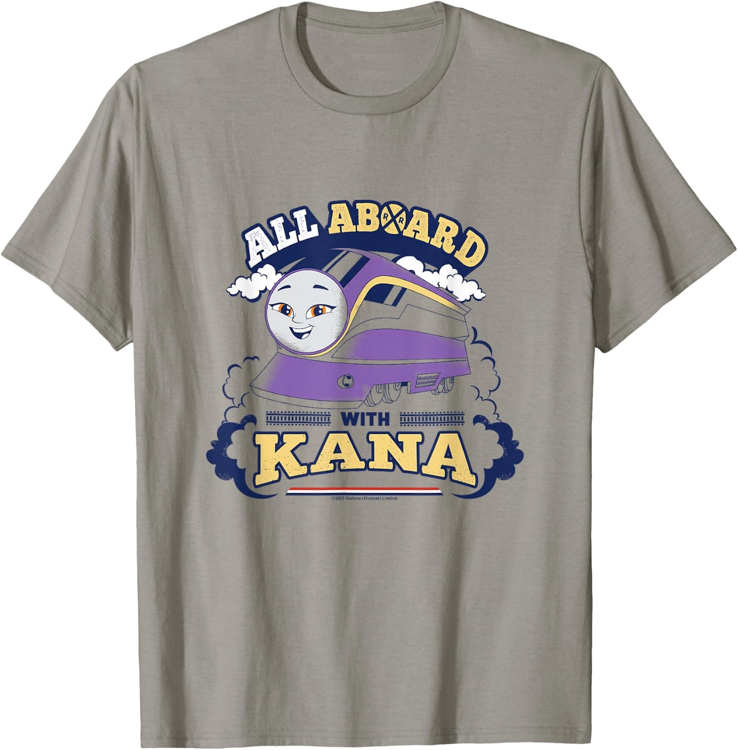 Thomas & Friends - All on Board With Kana T-Shirt - T-Shirt | Sand