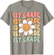 Groovy 1st Grade Back To School First Day of First Grade T-Shirt - T-Shirt | Sand