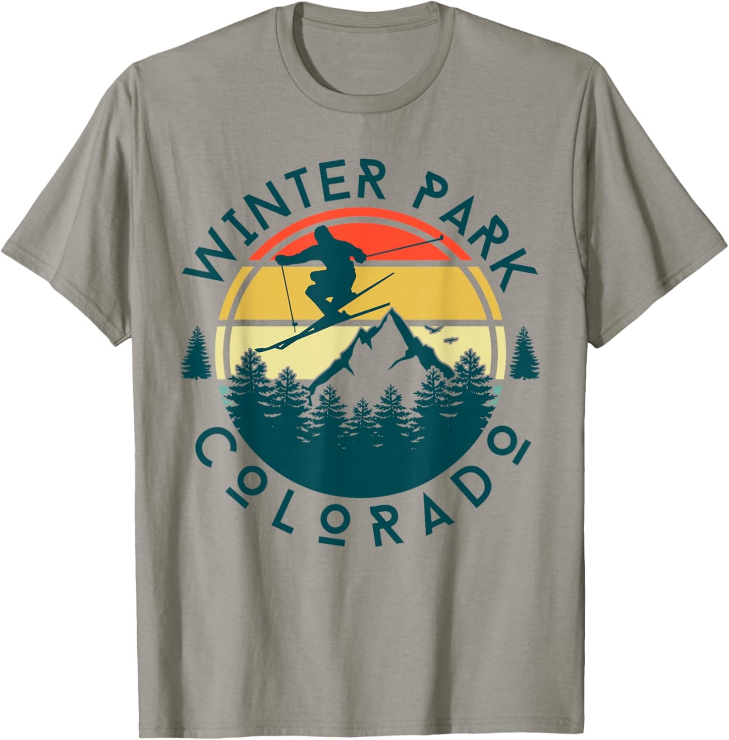 Winter Park Colorado T-Shirt - T-Shirt | Sand