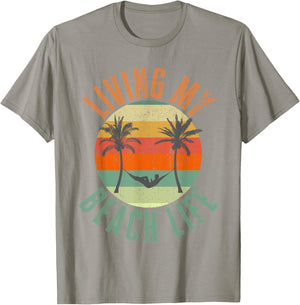 Living my Beach Life 2022 Women T-Shirt - T-Shirt | Sand