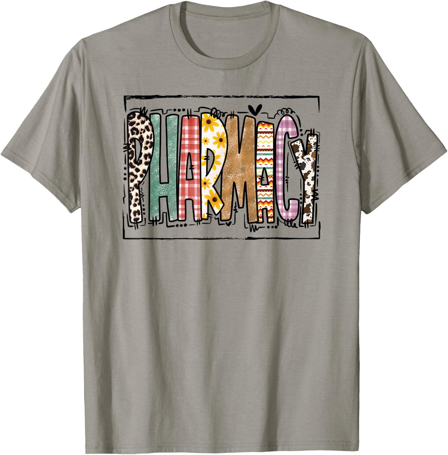Pharmacy Fall Phamacist Healthcare Worker Autumn Funny T-Shirt - T-Shirt | Sand