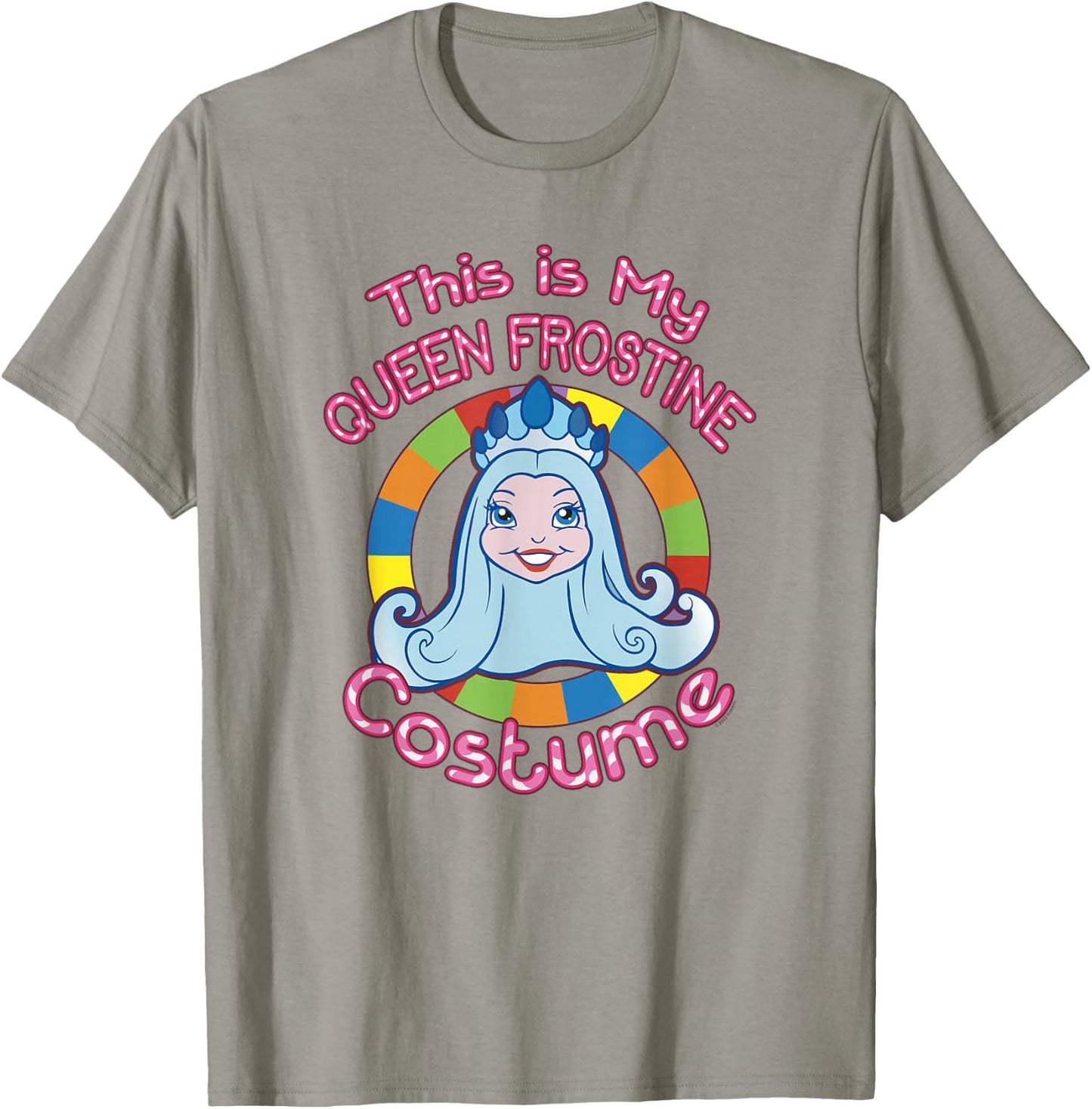 Candy Land Halloween This Is My Queen Frostine Costume T-Shirt - T-Shirt | Sand