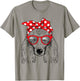 Poodle Dog Mom Bandana Sunglasses Mother's Day Men Women T-Shirt - T-Shirt | Sand