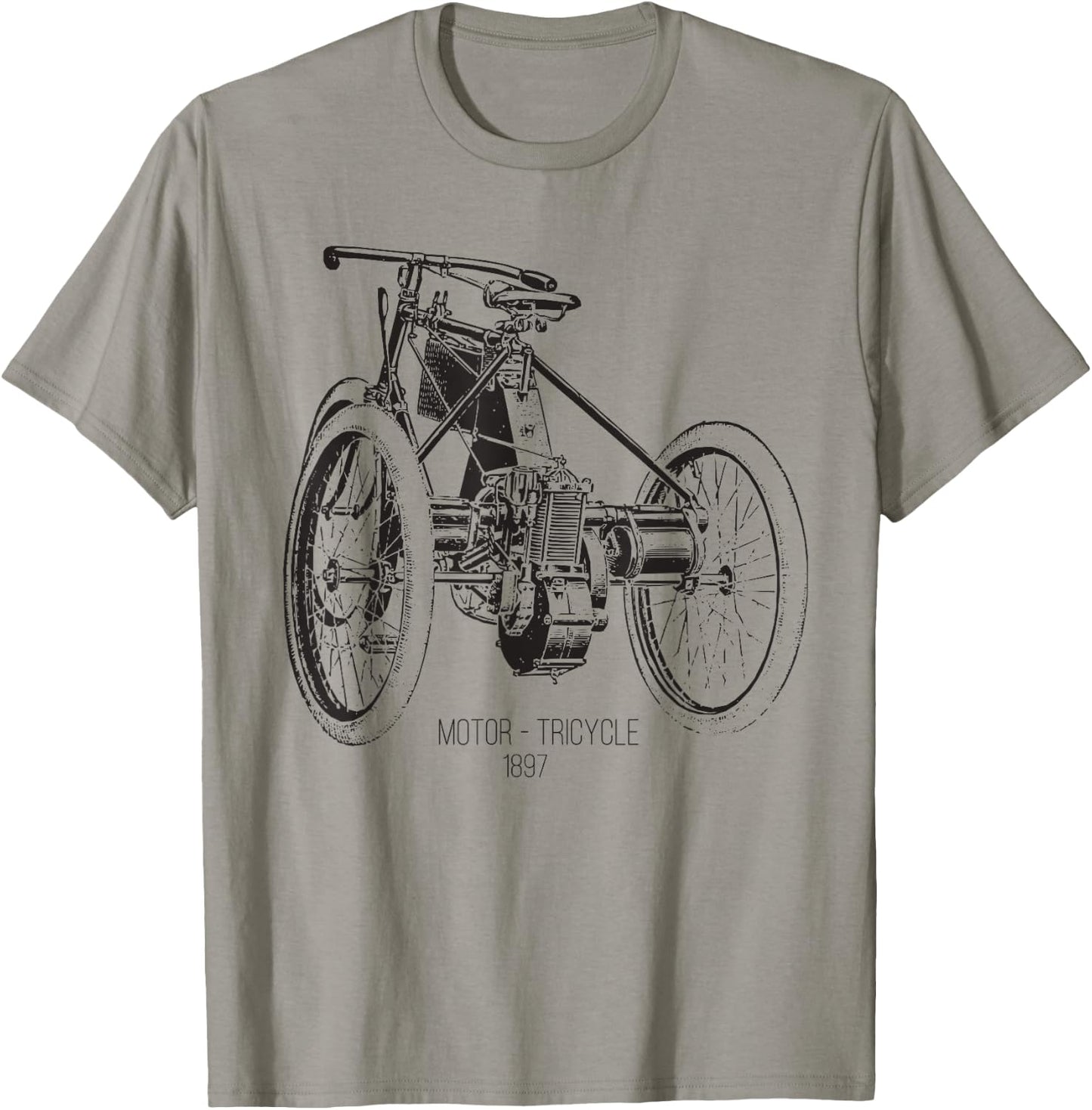 Tricycle E-Bike Electric Trike T-Shirt - T-Shirt | Sand