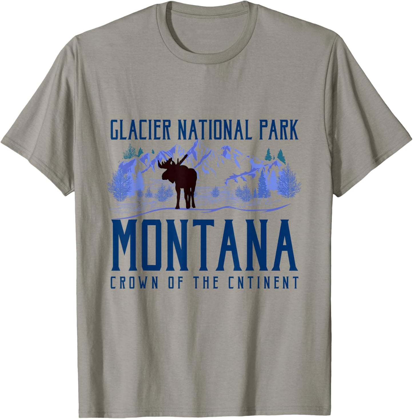 Glacier National Park Shirt Montana Shirt For Hikers T-Shirt - T-Shirt | Sand