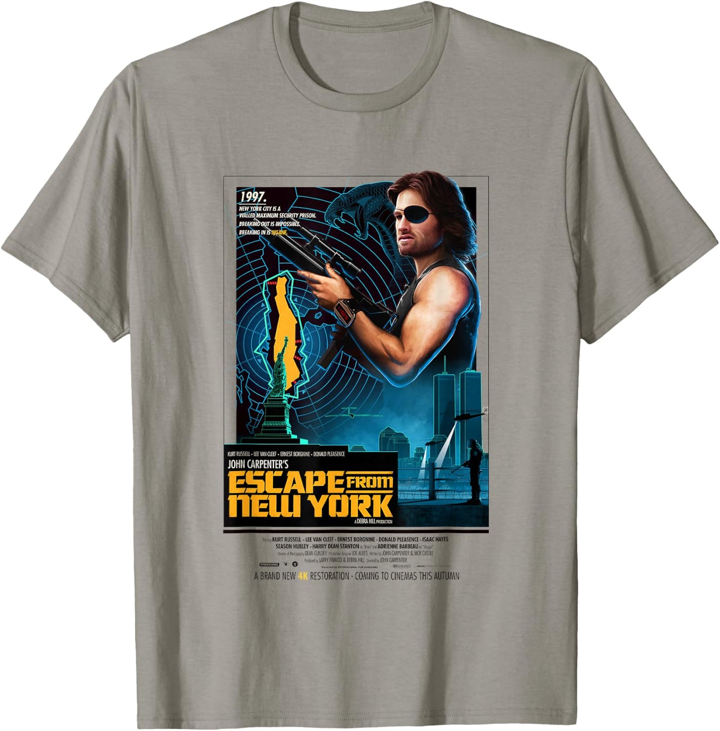 Escape from New York Snake Breaking in is Insane T-Shirt - T-Shirt | Sand