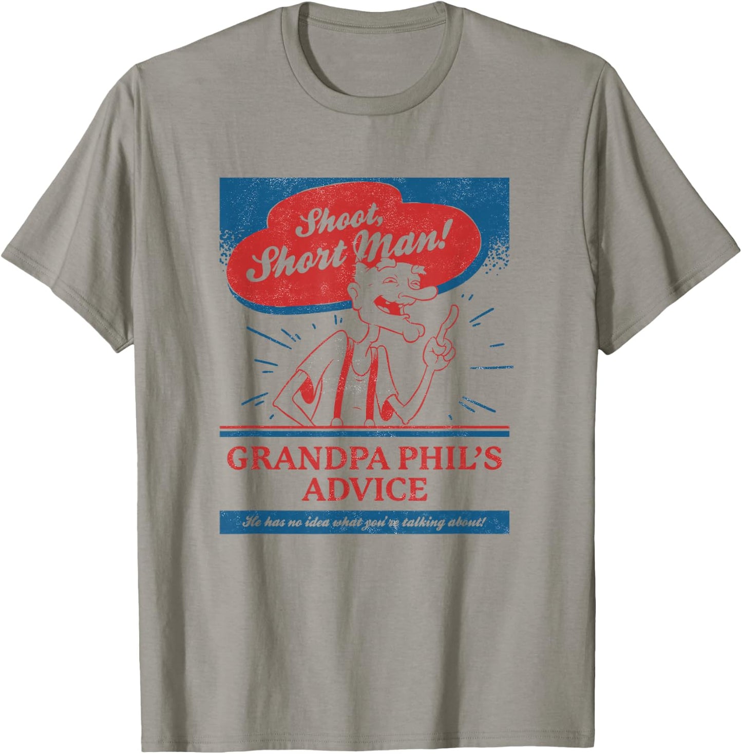 Hey Arnold Grandpa Phil Gives Great Advice T-Shirt - T-Shirt | Sand