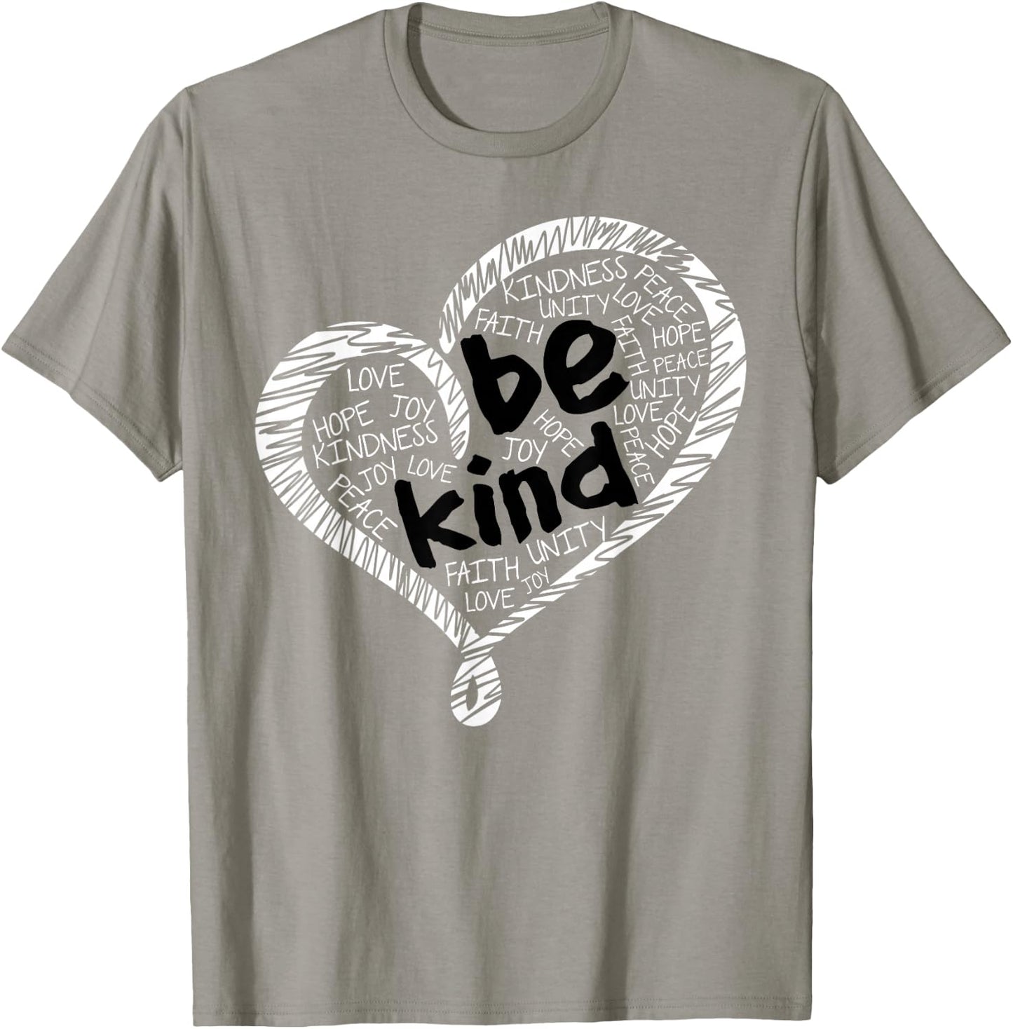 Unity Day Shirt Orange Anti Bullying Be Kind Heart Kindness T-Shirt - T-Shirt | Sand