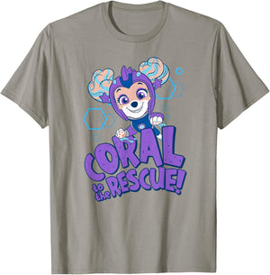 PAW Patrol Aqua Pups Coral to The Rescue T-Shirt - T-Shirt | Sand